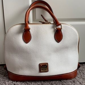 Dooney and Bourke Pebble Grain Zip Zip Satchel